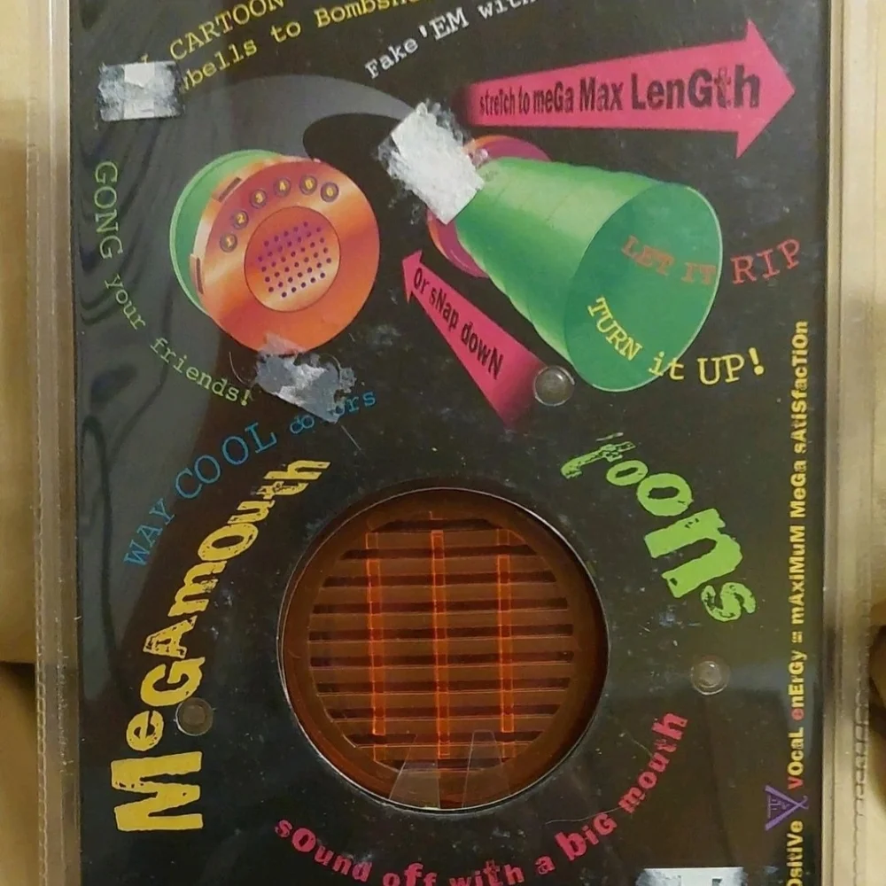 Vintage RARE 1995 Yes Gear MeGAmouth Toons NEW SEALED IN PACKAGE 90s